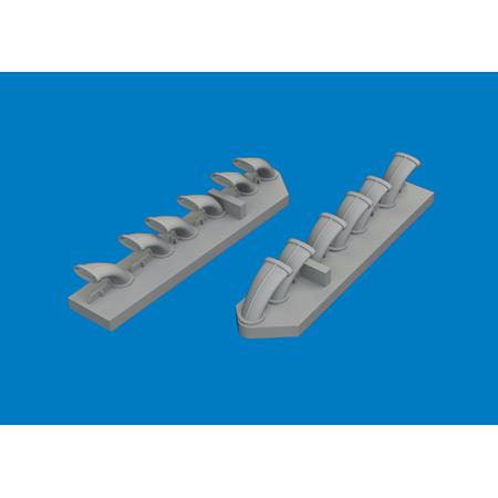 Focke-Wulf Fw-190D-9 exhaust stacks PRINT 1/48