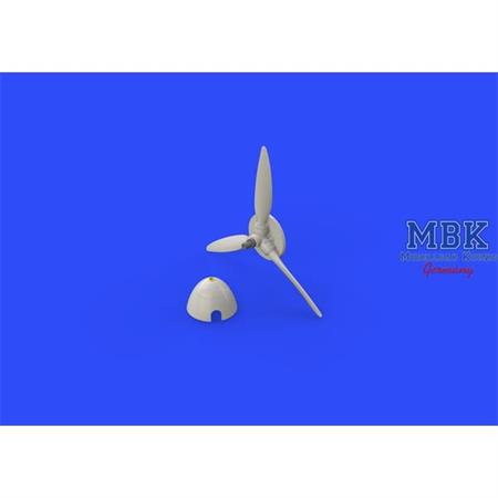 Bf 109F propeller LATE  1/48