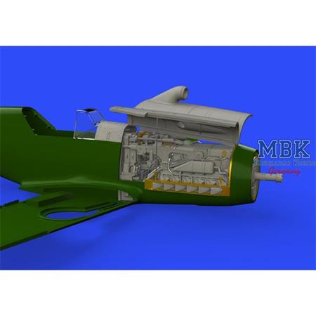 Bf 109F engine & fuselage guns  1/48