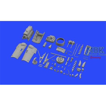 Bf 109G-6/ U4 engine 1/48