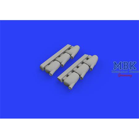 Supermarine Spitfire Mk.1 exhaust stacks 1/48