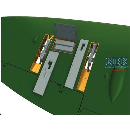 Supermarine Spitfire Mk.IIb gun bays 1/48