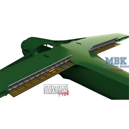 Focke-Wulf Fw-190D landing flaps 3D printed 1/48