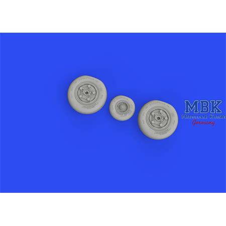 McDonnell F-15C/ F-15D/ F-15J/ F-15N wheels 1/48