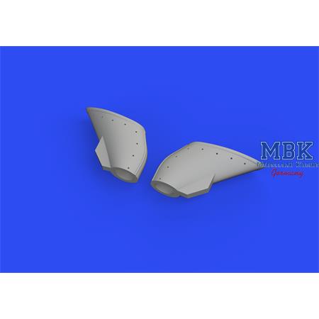 Grumman F4F-4 Wildcat exhausts 3D PRINTED