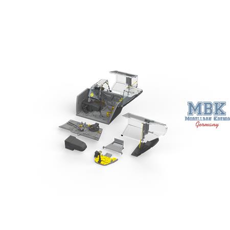 Messerschmitt Bf-109G-6 cockpit PRINT 1/48