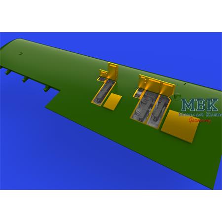 Grumman F4F-4 gun bays 3D PRINTED 1/48