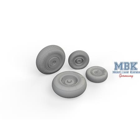 Mil Mi-17 wheels 1/48