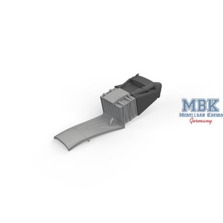 North-American P-51D Mustang radiator 3D PRINT