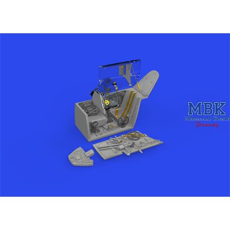 Messerschmitt Bf-109K-4 cockpit PRINT 1/48