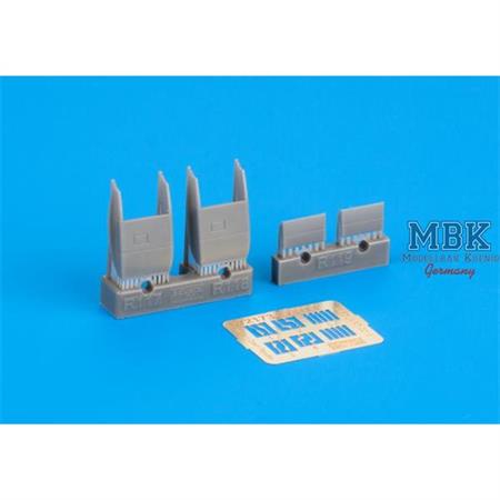 Spitfire Mk.VIII / IX / XVI radiator fairings 1/72