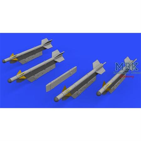 R-3S missiles w/ pylons for MiG-21 1/72