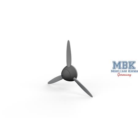 Messerschmitt Bf-109F propeller early PRINT 1/72