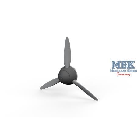 Messerschmitt Bf-109F propeller late PRINT 1/72