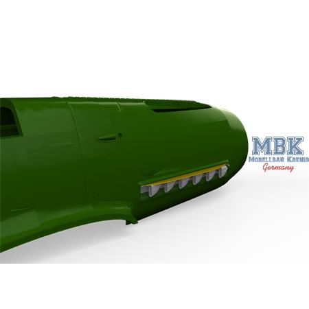 Messerschmitt Bf-109F/G exhaust stacks 3D PRINT