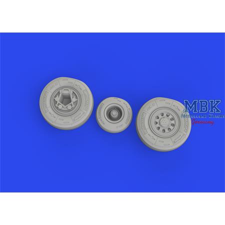 Lockheed-Martin F-35A Lightning II wheels 1/72