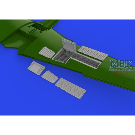 North-American P-51D Mustang gun bays PRINT 1/72