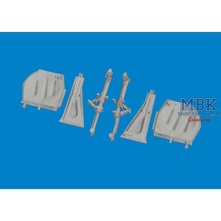 North-Am. P-51D Mustang undercarriage legs PRINT