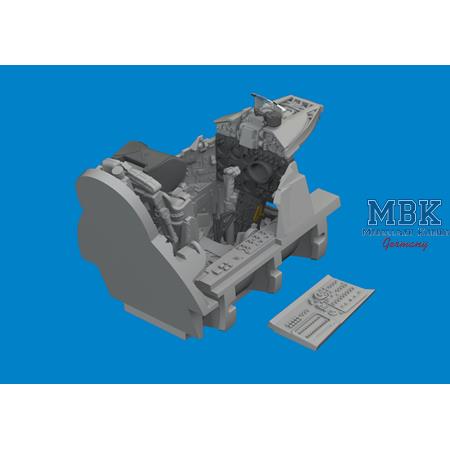 Mikoyan MiG-21bis cockpit PRINT 1/72