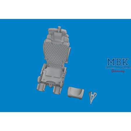 Mikoyan MiG-21 seat 3D PRINT 1/72