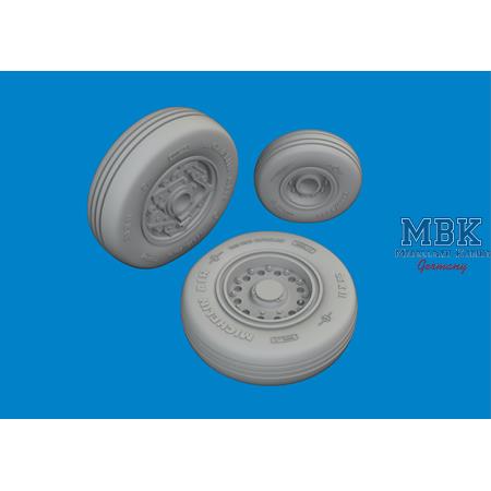 Fairchild A-10C Thunderbolt II wheels 1/72