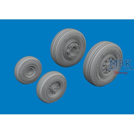 Lockheed-Martin F-35C Lightning II wheels 1/72