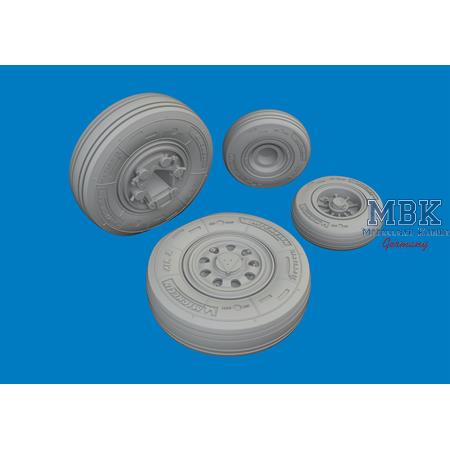Lockheed-Martin F-35C Lightning II wheels 1/72
