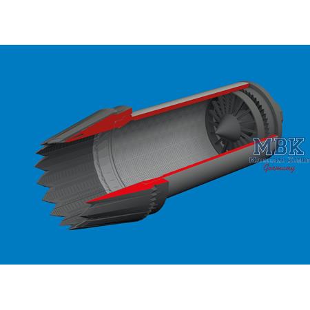 Lockheed-Martin F-35C exhaust nozzle PRINT 1/72