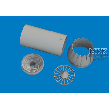 Lockheed-Martin F-35C exhaust nozzle PRINT 1/72