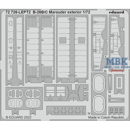 Martin B-26 B/ C Marauder exterior 1/72