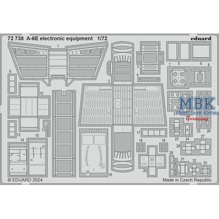 Grumman A-6E Intruder electronic equipment 1/72