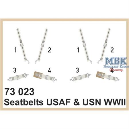 Seatbelts USAAF & USN WWII SUPER FABRIC