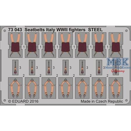 Seatbelts Italy fighters WWII  STEEL