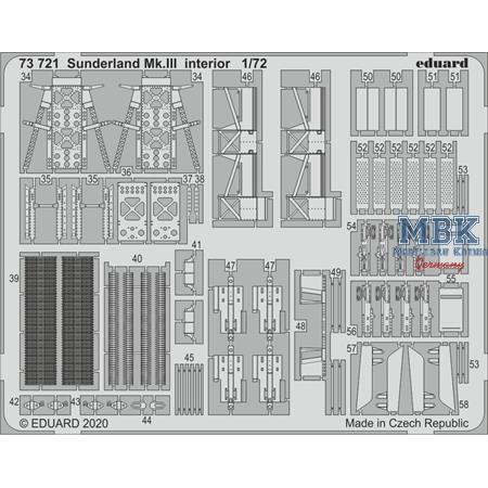 Short Sunderland Mk.III interior 1/72