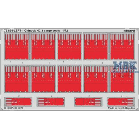 Boeing Chinook HC.1 cargo seats 1/72