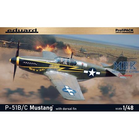 North-American P-51B Mustang with dorsal fin