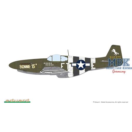 North-American P-51B Mustang with dorsal fin