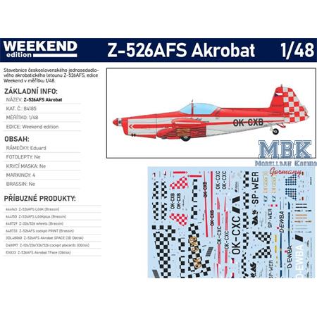 Z-526AFS Acrobat Weekend Edition 1:48
