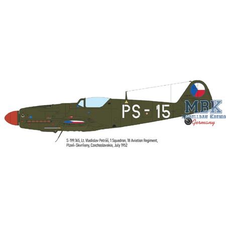 Avia S-199 bubble canopy - Eduard Brassin Hybrid