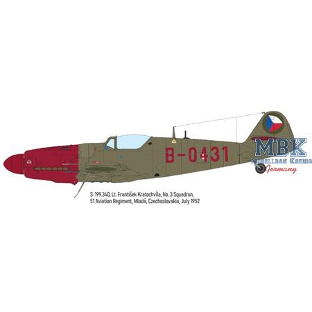 Avia S-199 bubble canopy - Eduard Brassin Hybrid