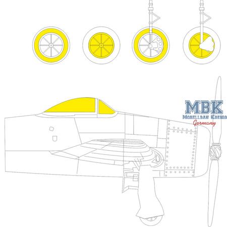 Grumman F8F-1 Bearcat 1/72  Masking Tape