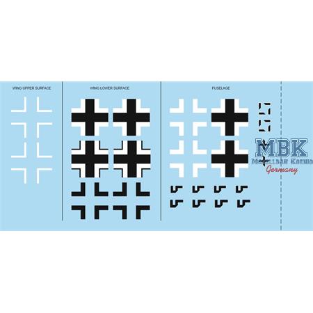 Bf-109 G-6 national insignia 1/48