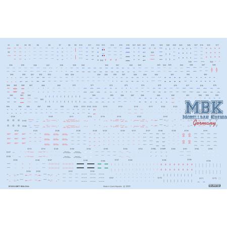 Mikoyan MiG-21bis stencils 1/72