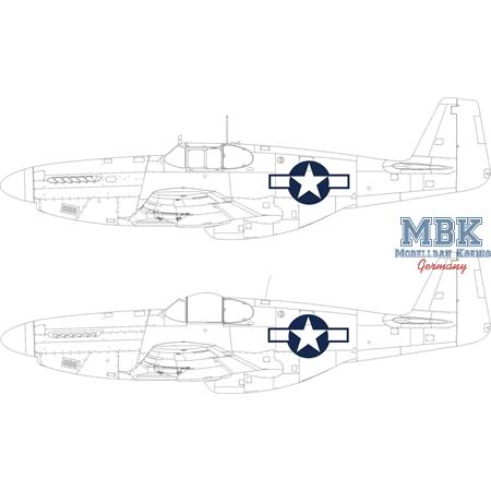 P-51B/C US National Insignia 1/48 Masking Tape