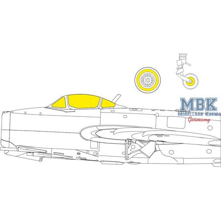 Mikoyan MiG-15bis 1/48  Masking tape