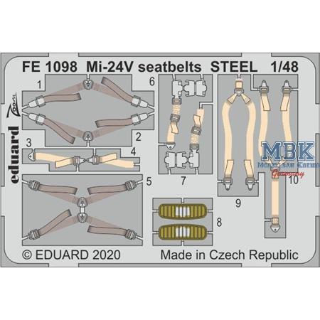 MI-24V seatbelts STEEL 1/48