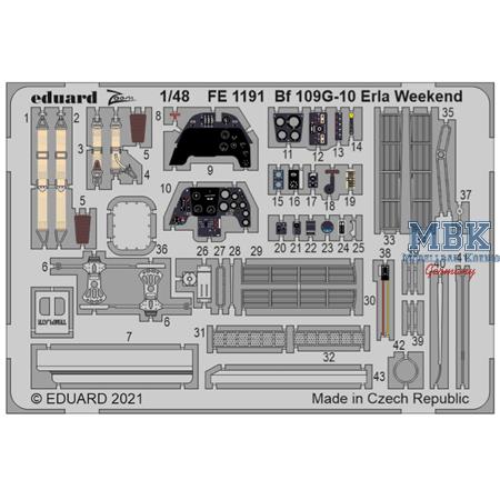 Messerschmitt Bf-109G-10 ERLA Weekend 1/48