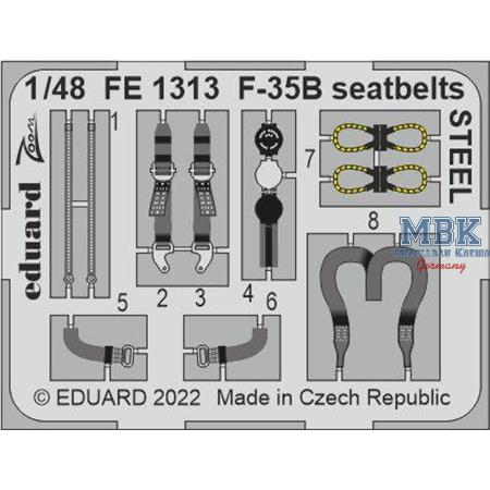 Lockheed F-35B seatbelts STEEL 1/48