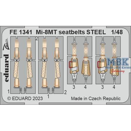 Mil Mi-8MT seatbelts STEEL 1/48