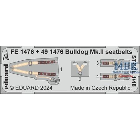 Bristol Bulldog Mk.II seatbelts STEEL 1/48